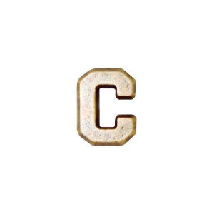 Decorations Letter C Attachment for Ribbon and Full Size Medal 1/4
