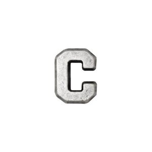 Decorations Letter C Attachment for Ribbon and Full Size Medal 1/4