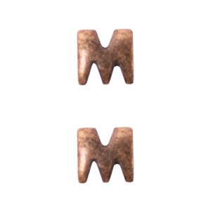 Decorations Letter M Attachment for Miniature Medal: bronze