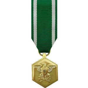 Decorations Miniature Medal: 24k Gold Plated: and Commendation