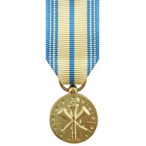 Decorations Miniature Medal: 24k Gold Plated: Armed Forces Reserve, Air Force