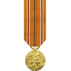 Decorations Miniature Medal: 24k Gold Plated: Asiatic Pacific Campaign