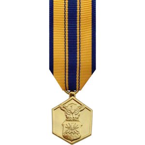 Decorations Miniature Medal: 24k Gold Plated: Commendation