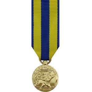 Decorations Miniature Medal: 24k Gold Plated: Expeditionary