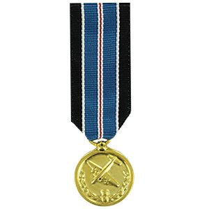 Decorations Miniature Medal: 24k Gold Plated: Medal For Humane Action (Berlin Airlift)