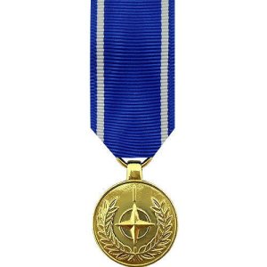 Decorations Miniature Medal: 24k Gold Plated: NATO Medal