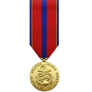 Decorations Miniature Medal: 24k Gold Plated: Reserve Meritorious Service