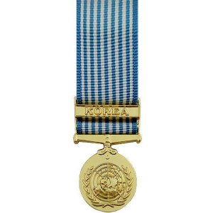Decorations Miniature Medal: 24k Gold Plated: United Nations Service