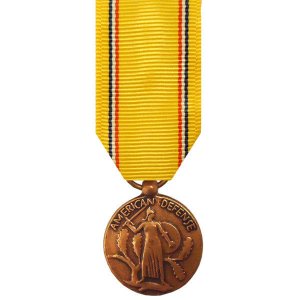 Decorations Miniature Medal: American Defense Service