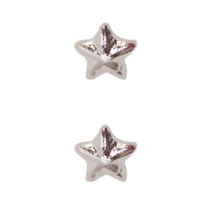 Decorations Miniature Medal Attachment: 1/8 inch Silver Star
