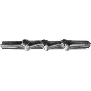Decorations miniature Medal Attachment: Good Conduct, 3 knot, silver oxidize