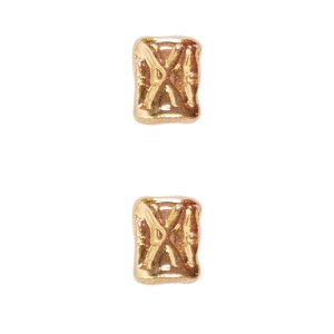 Decorations miniature Medal Attachment: Hourglass, gold