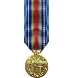Decorations Miniature Medal: Global War On Terrorism Expeditionary, 24k Gold Plated