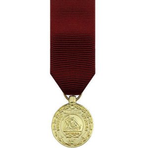 Decorations Miniature Medal: Good Conduct, 24k Gold Plated