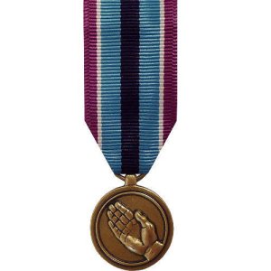 Decorations Miniature Medal: Humanitarian Service