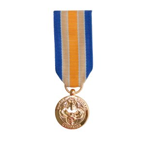 Decorations Miniature Medal: Inherent Resolve Campaign, 24k Gold Plated