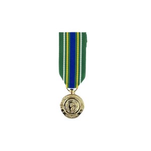 Decorations Miniature Medal: Korean Defense Service, 24k Gold Plated