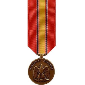 Decorations Miniature Medal: National Defense