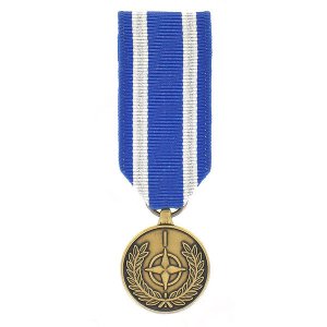 Decorations Miniature Medal: NATO Non-Article-5 Medal: Afghanistan