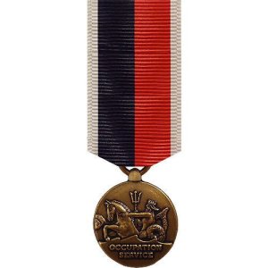 Decorations Miniature Medal: WWII Occupation