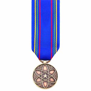 Decorations Miniature: Nuclear Deterrence Operations Service, 24k Gold Plated