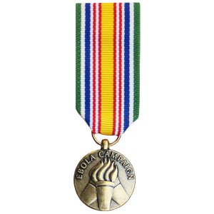 Decorations Miniature Size Medal: Public Health Service Ebola Campaign