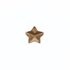 Decorations No Prong Miniature Medal Attachment: 1/8 inch Bronze Star