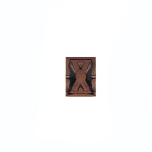 Decorations No Prong miniature Medal Attachment: Hourglass, bronze