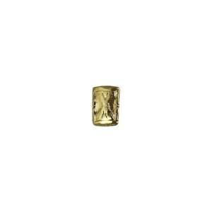 Decorations No Prong miniature Medal Attachment: Hourglass, gold