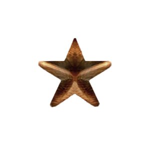 Decorations No Prong Ribbon Attachments: 5/16 inch Bronze Star