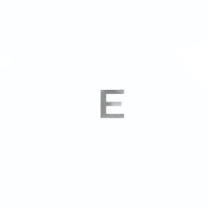 Decorations No Prong Ribbon Attachments: Letter E for The E Ribbon
