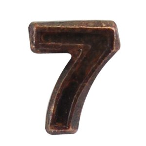 Decorations No Prong Ribbon Attachments: Strike Flight Number 7, bronze