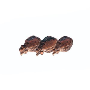 Decorations No Prong Ribbon Attachments: Three Oak Leaf Clusters Mounted on a Bar, bronze