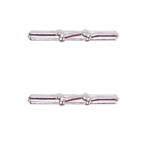 Decorations Ribbon Attachments: Good Conduct, 2 knot, silver oxidize