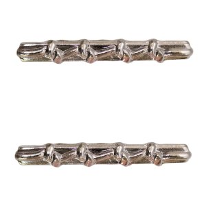 Decorations Ribbon Attachments: Good Conduct, 4 knot, silver oxidize
