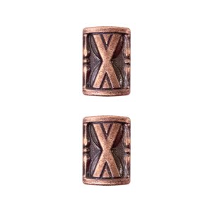 Decorations Ribbon Attachments: Hourglass, bronze