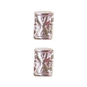 Decorations Ribbon Attachments: Hourglass, silver