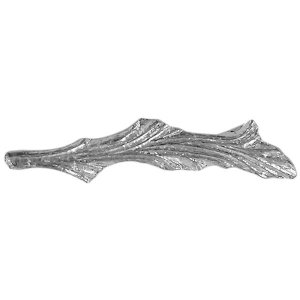 Decorations Ribbon Attachments: Palm, 9/16 inch silver