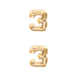 Decorations Ribbon Attachments: Strike Flight Number 3, gold