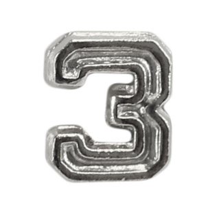 Decorations Ribbon Attachments: Strike Flight Number 3, silver