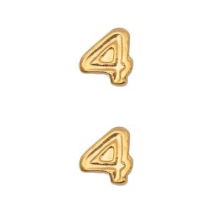 Decorations Ribbon Attachments: Strike Flight Number 4, gold