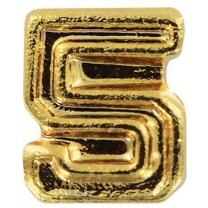 Decorations Ribbon Attachments: Strike Flight Number 5, gold
