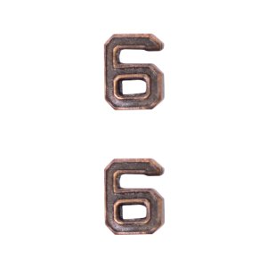 Decorations Ribbon Attachments: Strike Flight Number 6, bronze