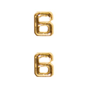 Decorations Ribbon Attachments: Strike Flight Number 6, gold