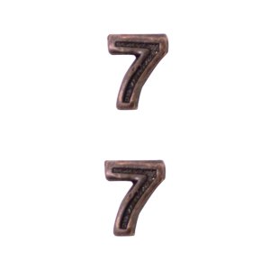Decorations Ribbon Attachments: Strike Flight Number 7, bronze