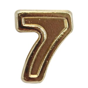 Decorations Ribbon Attachments: Strike Flight Number 7, gold