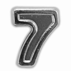 Decorations Ribbon Attachments: Strike Flight Number 7, silver