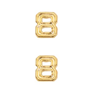 Decorations Ribbon Attachments: Strike Flight Number 8, gold