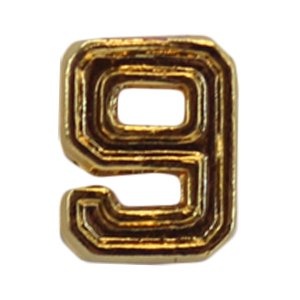 Decorations Ribbon Attachments: Strike Flight Number 9, gold