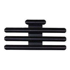 Decorations Ribbon Mounting Bar: 10 Ribbons, black metal One-Eighth Inch spacing